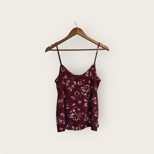 Hollister Floral Spaghetti Strap Tank Top
